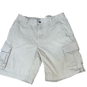 Amazon Essentials mens cargo shorts khaki multi-pocket SZ 36"